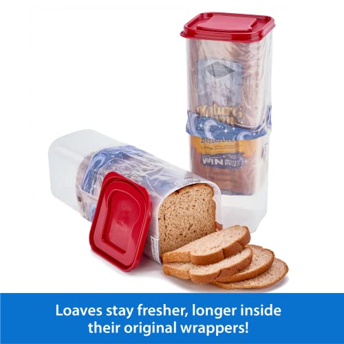 Bread Buddy Bread Box (Red / Pack of 2)