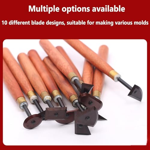 10 Piece Professional Pottery Trimming Tool Set