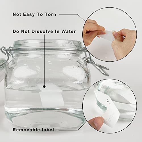 Removable Freezer Labels (White / 1×3 inch)