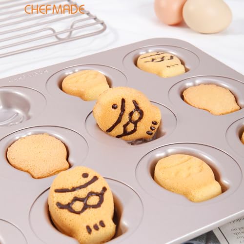 12 Cup Fish Cake Pan Non (06 - Fish 12 Cups)