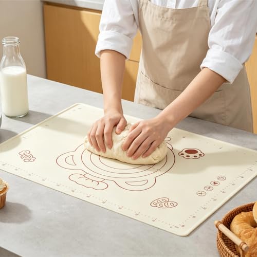 Silicone Baking Pastry Dough Mat (25"L x 16"W)