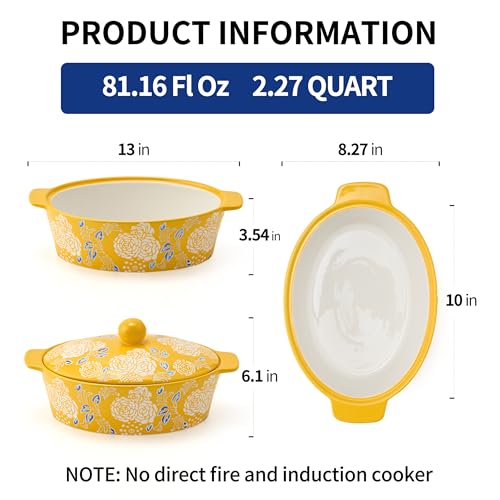 Ceramic Casserole Dish With Lid