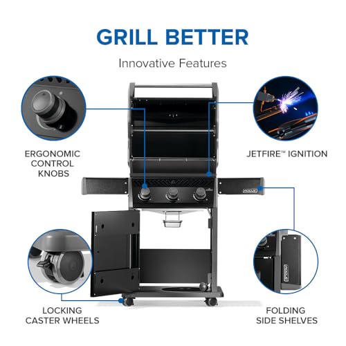 Rogue 425 3 Burner Propane Grill (Rogue 425 Propane, Black / Rogue 425)