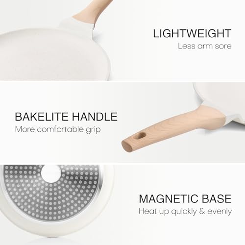 Crepe Pan Nonstick (White / 12Inch)