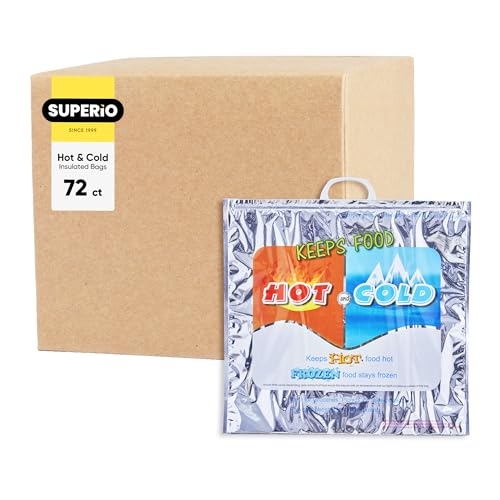 Hot and Cold Insulated Bags for Food Delivery (X Large (Grocery Size))