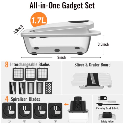 12 Blade Cook Tool & Gadget Sets (White)