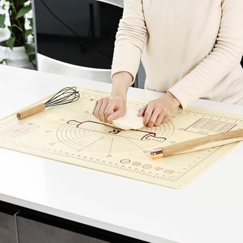 Silicone Baking Mat (Beige / 20"L x 28"W)