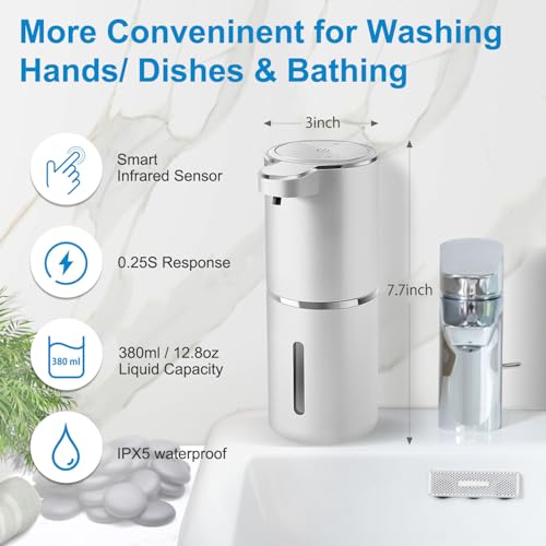 Automatic Foaming Soap Dispenser (Silvery / Foam)