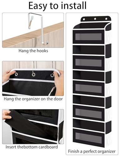 Over The Door Organizer (C Black / 2 Pack)