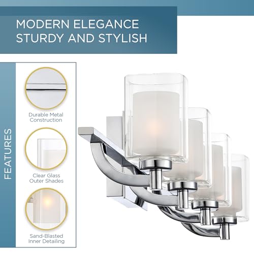 Kolt 29" LED Vanity Light (4-Light / Polished Chrome)