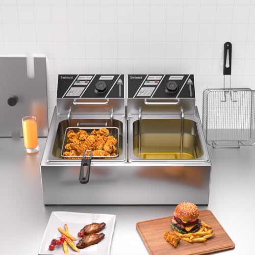 Commercial Deep Fryer with Baskets (82)
