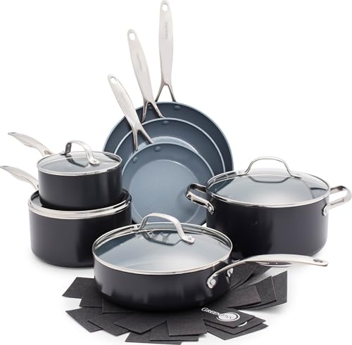 Valencia Pro 11 Piece Cookware Set Ceramic Nonstick Pots & Pans