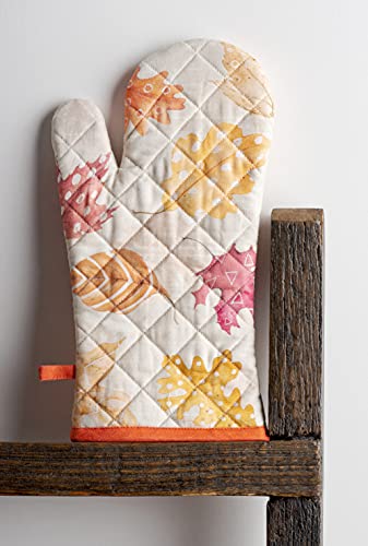 Maison d'Hermine Oven Gloves 100% Cotton Oven Mitt (103 - Colours of Autumn / 7.5" x 13" (Oven Mitt))