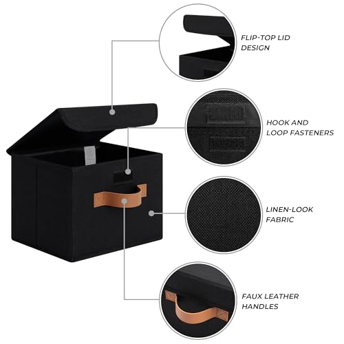 Memory Keepsake Storage Box (Black / Small-2 Pack)