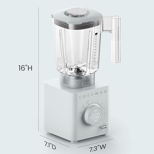Obliterator 48 oz Countertop Blender for Smoothies (CONCRETE / Power Blender)