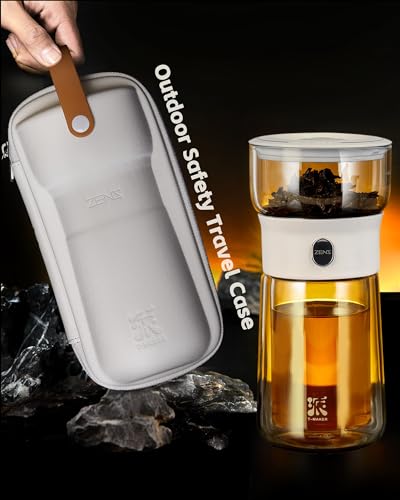 Modern Glass Infuser Pot (04-White / 9oz)