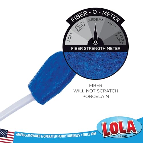 Bath & Toilet Bowl Scrubber Brush w (Bath & Toilet Scrubber Brush / 6 Pack)