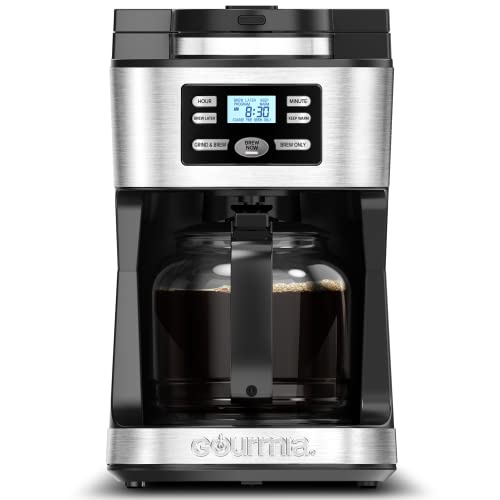 Digital Coffee Machine 12Cup FullyAutomatic Large coffee maker integrated CoffeeGrinder