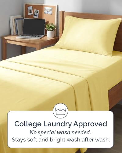 Twin XL 3 Piece Sheet Set (29 - Yellow / Twin XL)