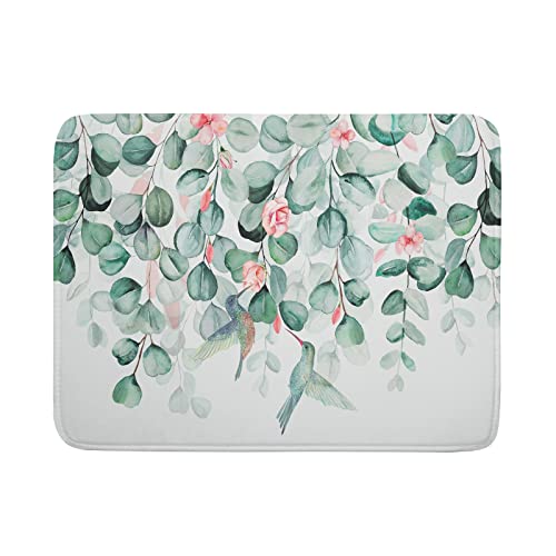 Sage Green Dish Drying Mat (DrymatLEucalyptus / 24" x 18")