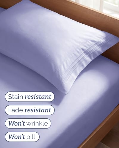 Twin Size 3 Piece Sheet Set (35 - Lavender / Twin)