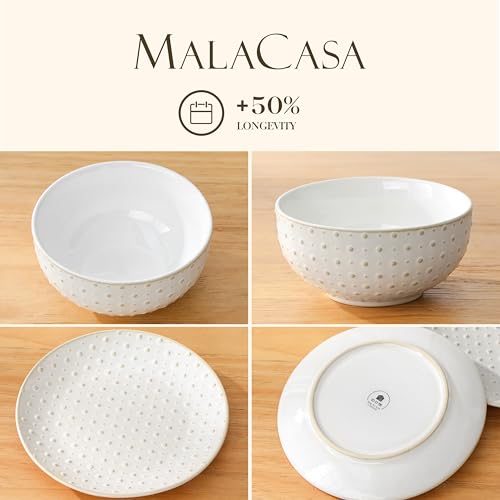 16 Pieces Dinnerware Set (White / Service for 4 (16 Pcs))