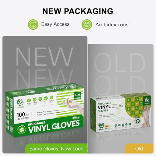 Disposable Vinyl Gloves (Medium)