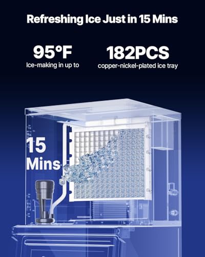 Commercial Ice Maker Machine (22.2 x 22 x 21.9 in)