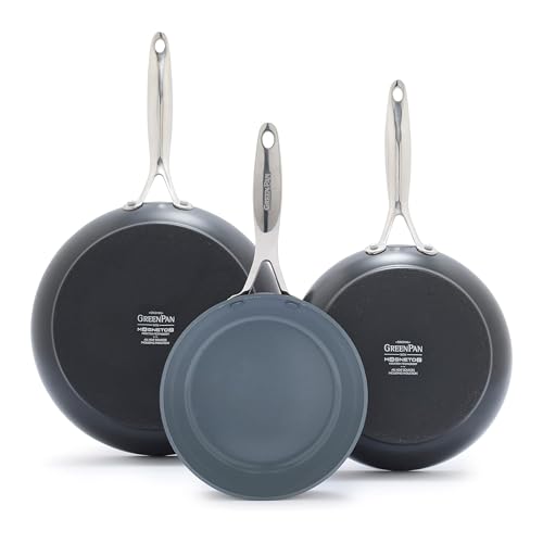 Valencia Pro 3 Piece (8" 9.5" & 11" Frying Pan Skillet Set / Gray)