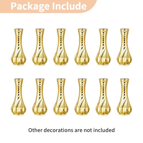 Gold Glass Bud Vase (Style 1)
