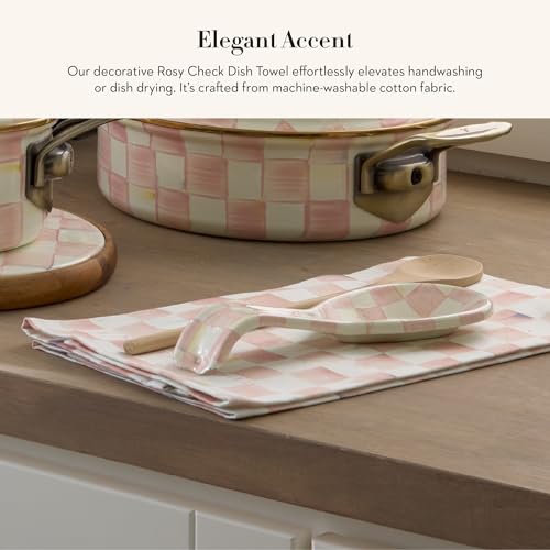 Cotton Dish Towel (Rosy Check / 1-Pack)