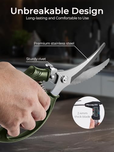 Poultry Shears (Olive Green)