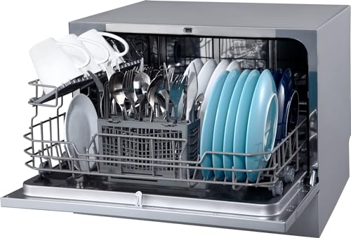 DWP63 21-5/8 Inch Wide 6 Place Setting Countertop Dishwasher - White (White)