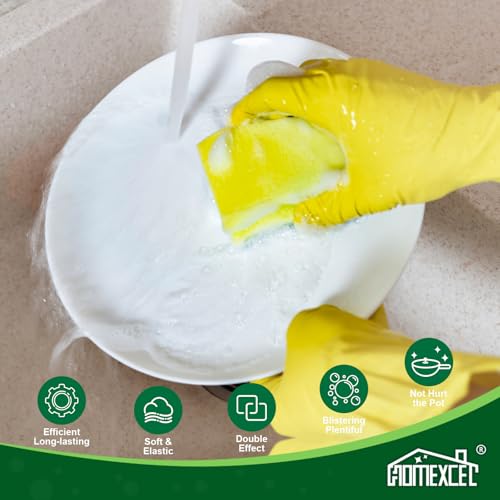 24PK Sponges Kitchen (Yellow S Shape)