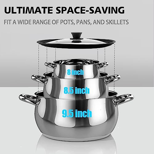 Tempered Glass Lid (Fits 8", 8.5", 9.5" Cookware)