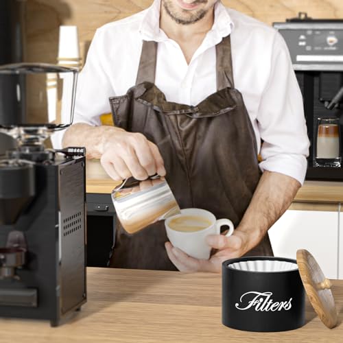 Wood Coffee Filter Holder with Lid