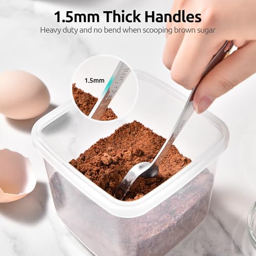 Narrow Square Measuring Spoons (6.6in)