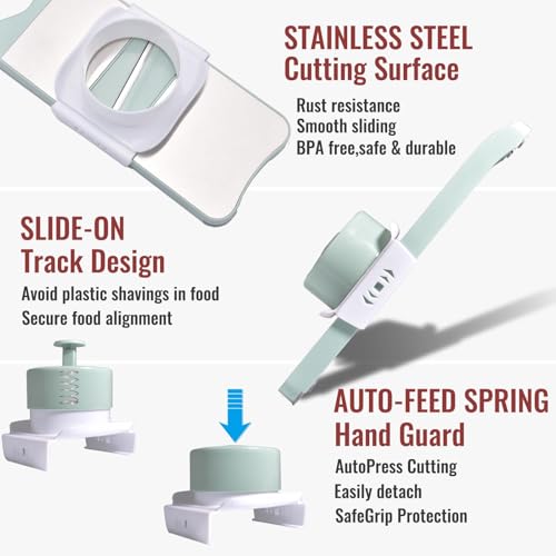 6 Blade Mandoline Slicer for Kitchen