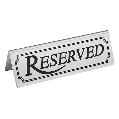 Stainless Steel Table Tent Sign