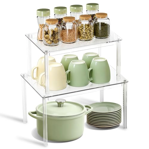 Clear Kitchen Cabinet Organizer (2 Count)