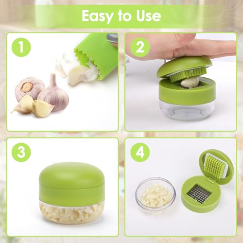 2Pcs Garlic Presses (2 Count)
