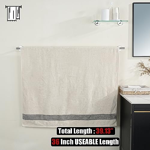 Bath Towel Bar Chrome (Chrome / 39 Inch)
