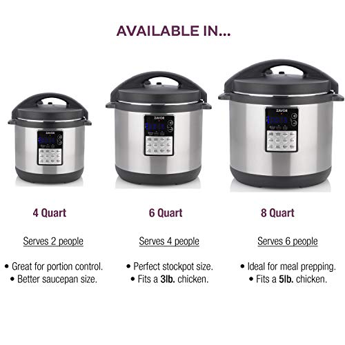 LUX Edge 6 Quart Programmable Electric Multi (6 Quarts / Stainless Steel)