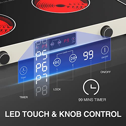 2 Burner Electric Cooktop
