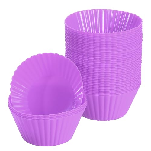 42Pcs Silicone Cupcake Liners