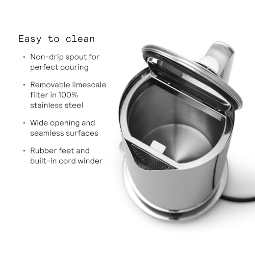 Kettle Electric Stainless Steel Tea Kettle 1.2L (Steel)