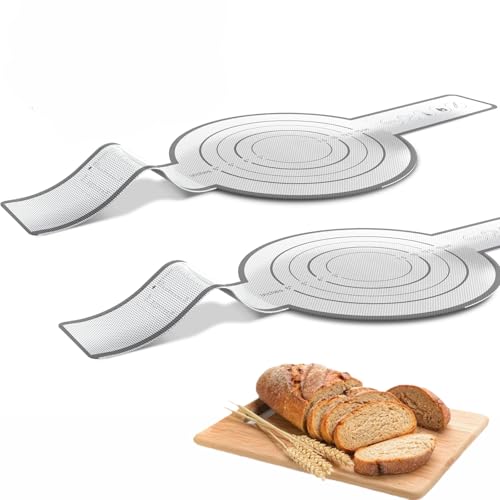 2 Pack Thickened Silicone Bread Sling (Grey-20.9"L x 8.7"W)