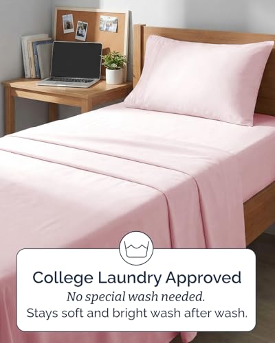 Twin XL 3 Piece Sheet Set (30 - Lavender Pink / Twin XL)
