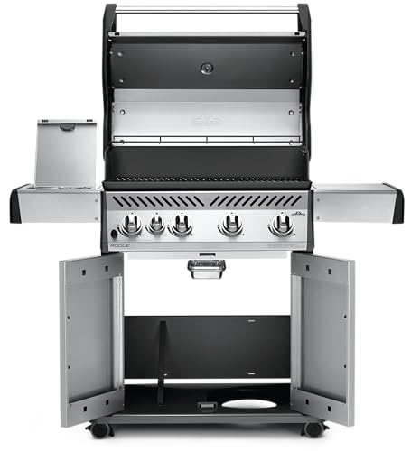 Rogue 525 4 Burner Natural Gas Grill with Range Side Burner (Natural Gas / Stainless Steel / Rogue 525)