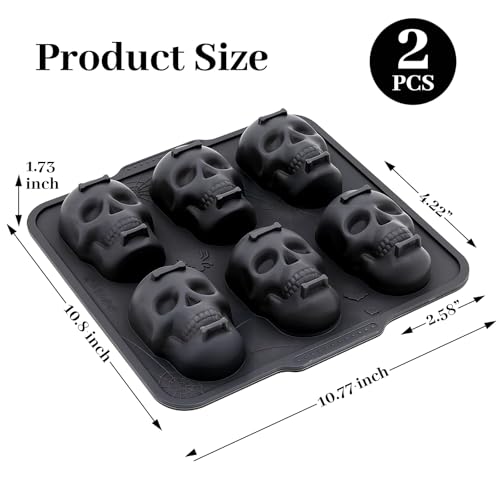 Skull Baking Pan (Skull Muffin: 2pcs)